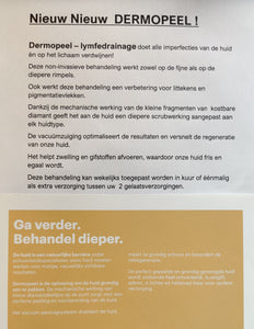 Gelaatsverzorging Dermopeel Lymfedrainage